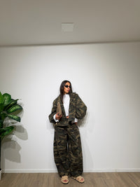 Giacca Jeans Military