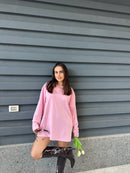 Maxi felpa con spalline