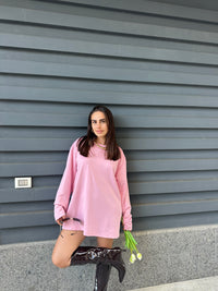 Maxi felpa con spalline