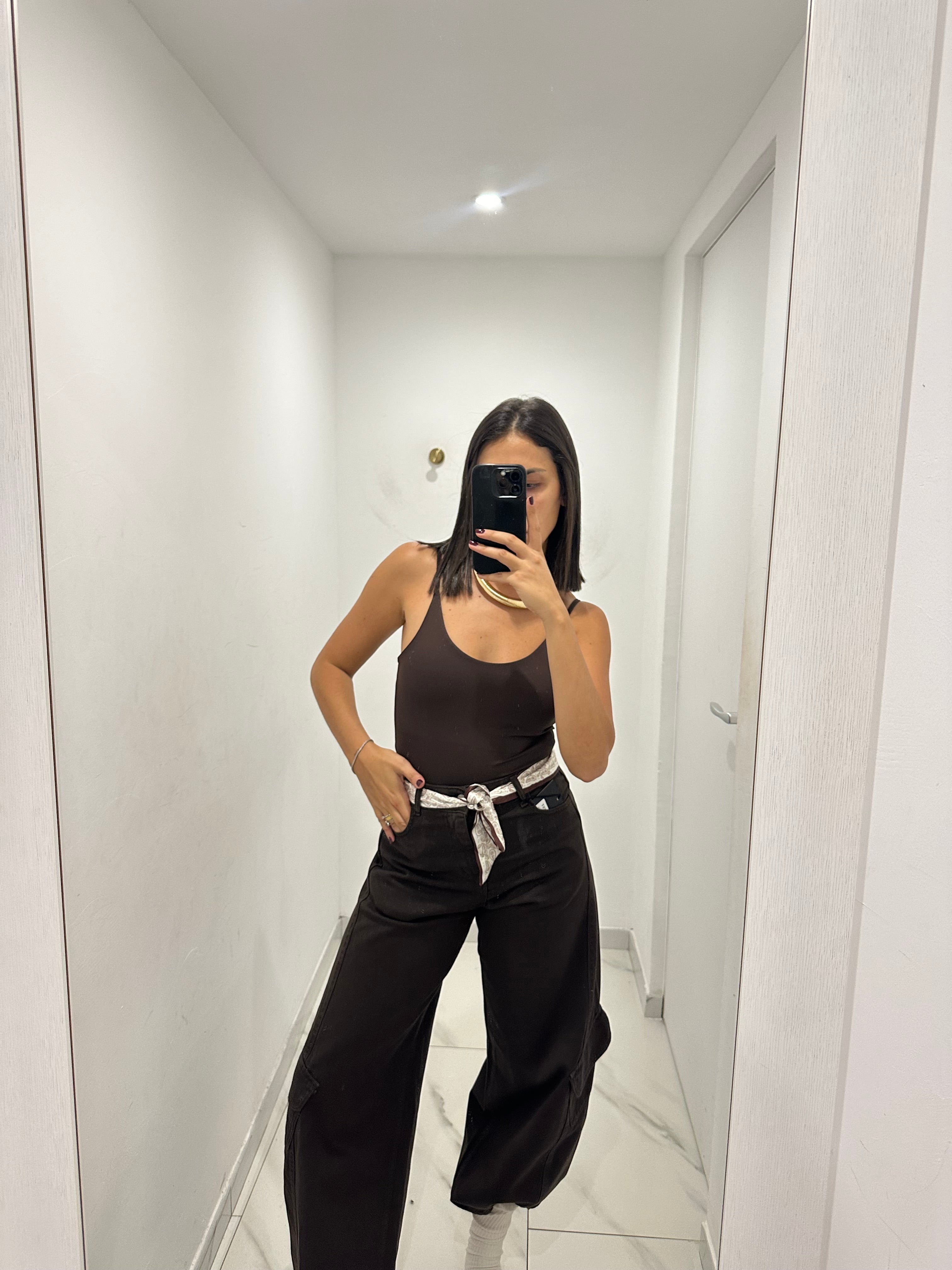 Jeans choco bandana