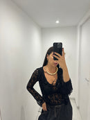 Camicia Stella in pizzo