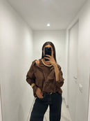 Camicia+canotta cioccolato