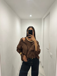 Camicia+canotta cioccolato
