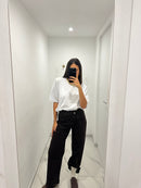 Jeans reverse leopardo