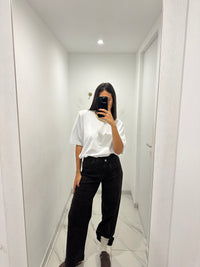 Jeans reverse leopardo