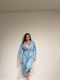 Mini trench Denim