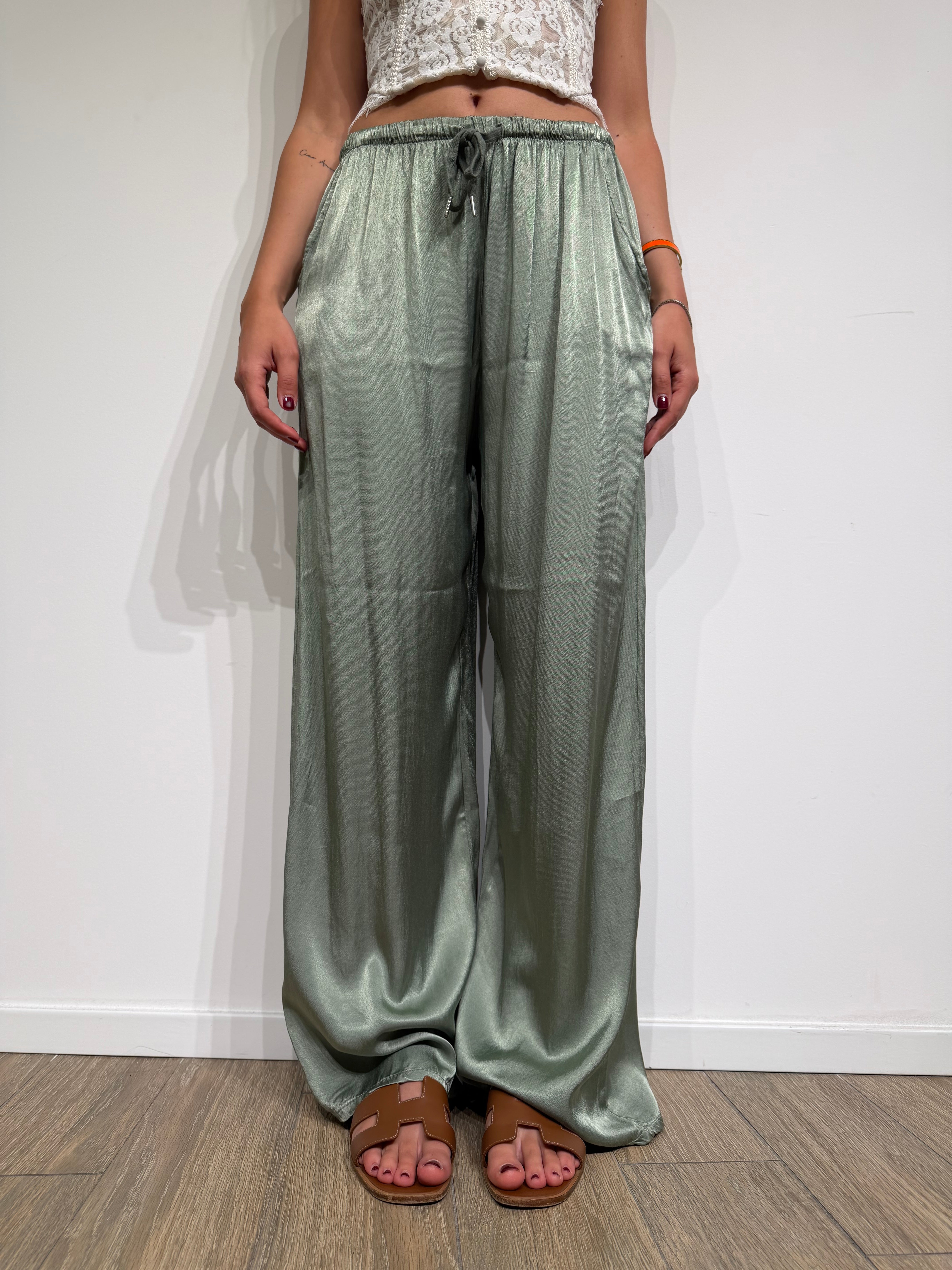 Pantalone satin