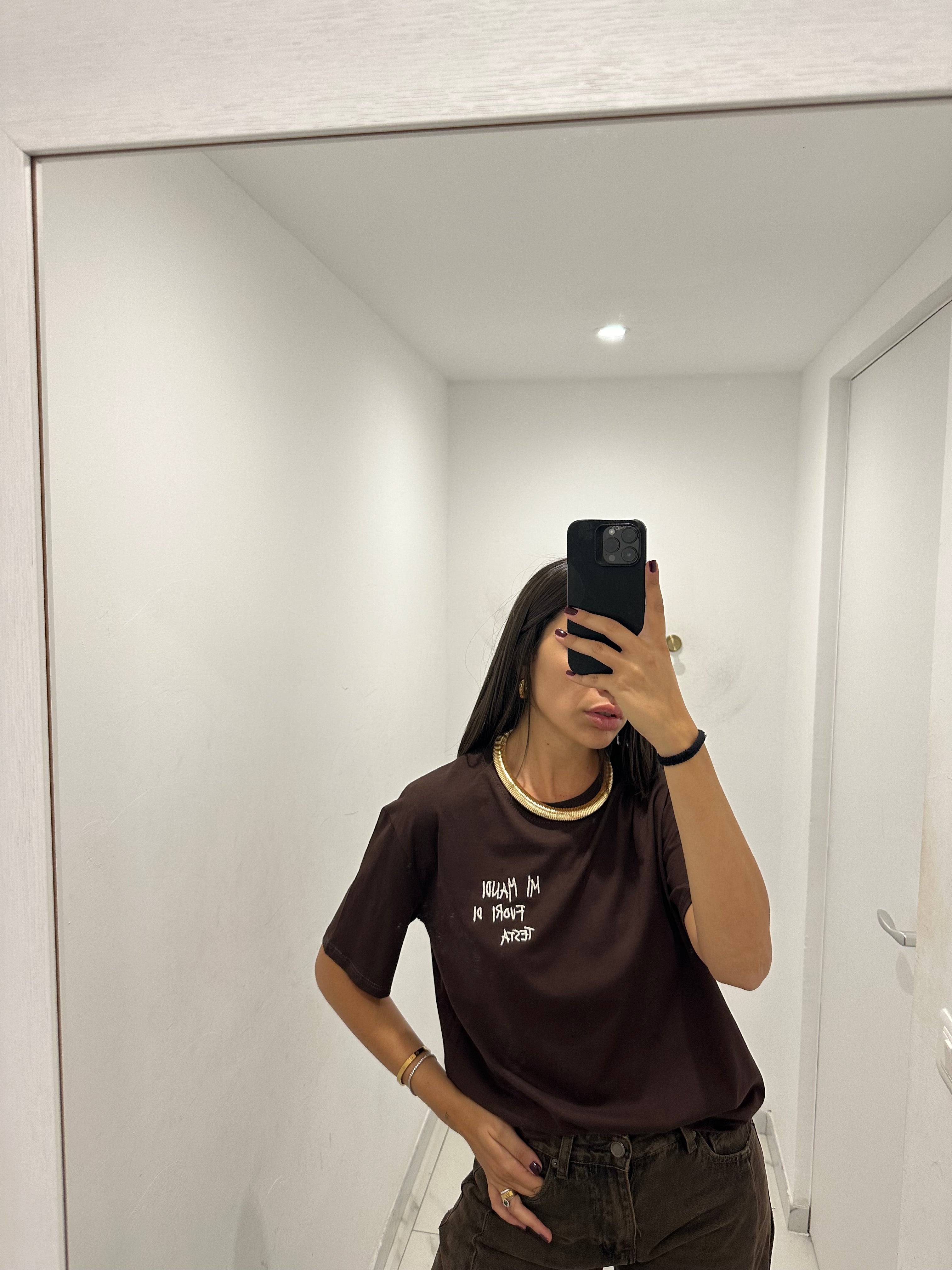 T-shirt ‘mi mandi fuori di testa’